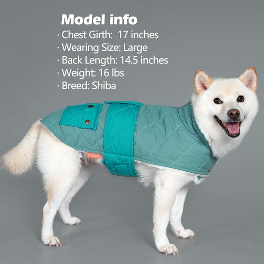 Waterproof & Windproof Dog Coat for Small Dogs Puffer Jacket