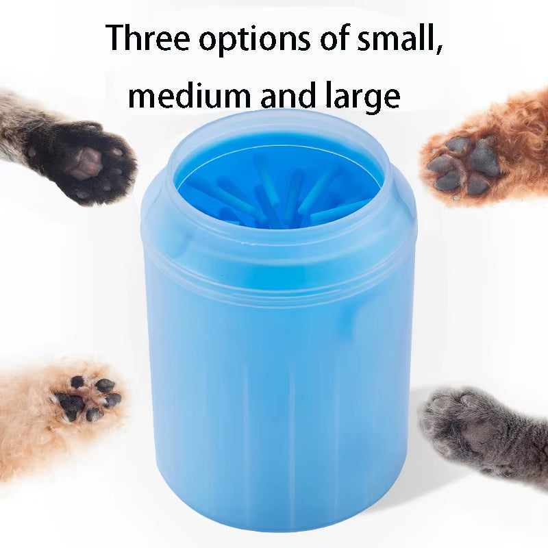 Paw cleaner cup in small, medium and large