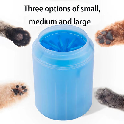 Paw cleaner cup in small, medium and large