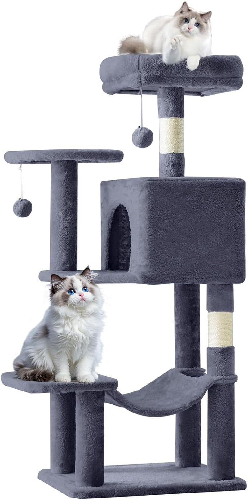 44 Inch Cat Tree Tower for Indoor Cats and Kittens
