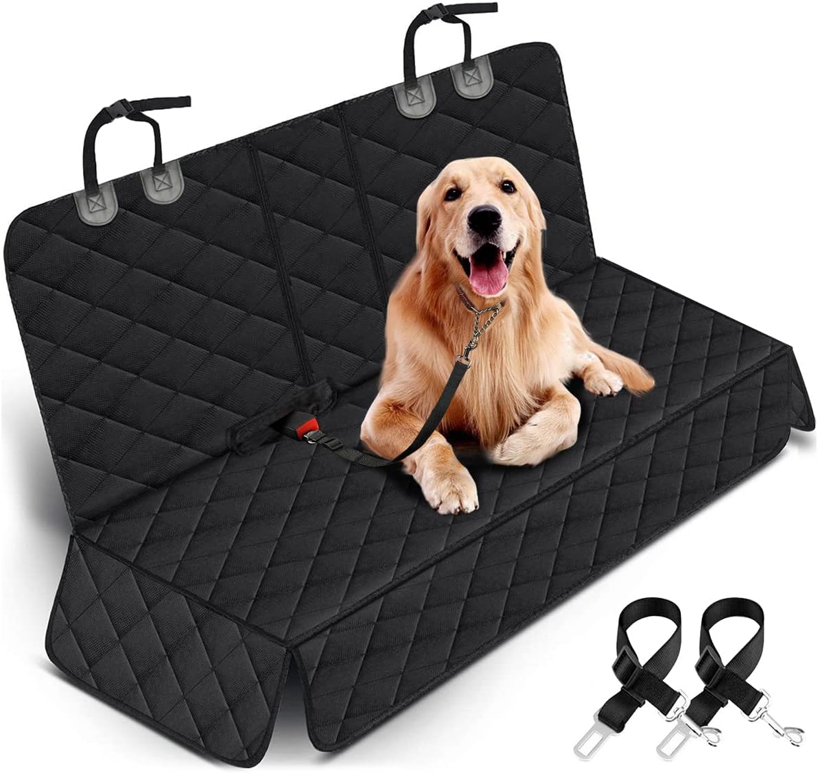 Waterproof Dog Car Seat Cover – Back Seat Protector for Cars, SUVs & Trucks