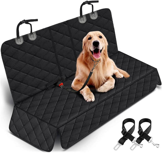 Waterproof Dog Car Seat Cover – Back Seat Protector for Cars, SUVs & Trucks