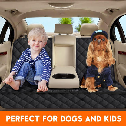 Waterproof Dog Car Seat Cover – Back Seat Protector for Cars, SUVs & Trucks