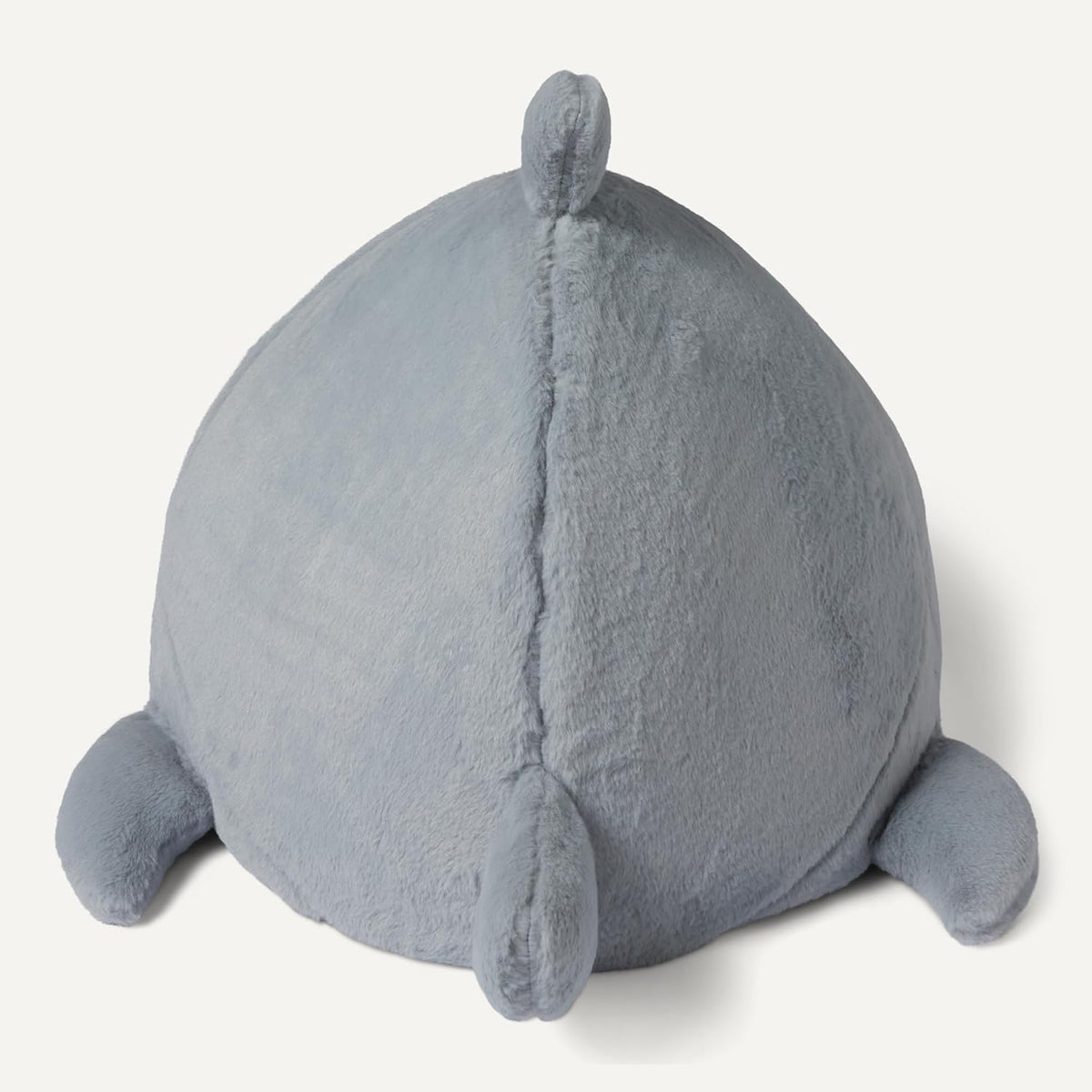 Shark Shape Cat House for Indoor Cats, Enclosed Design Helps Reduce Anxiety in Nervous Pets, with Washable Cushioned Pillow, 17" X 16" X 14", Grey