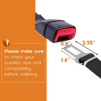 - Dog Seat Belt, 2 Pack, Adjustable Dog Seat Belt for Car